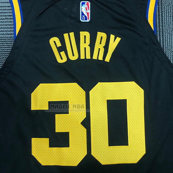 Maglia
 Stephen Curry NO 30 Golden State Warriors Citta
 Autentico
 2021-22 Nero
